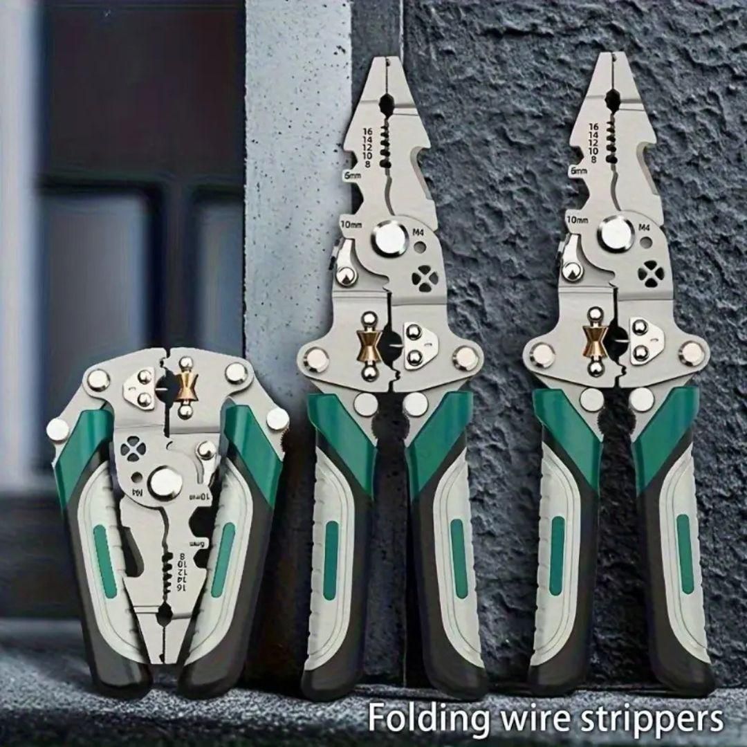 Foldable Multi-Tool Pliers for Electricians (Pack of 1)