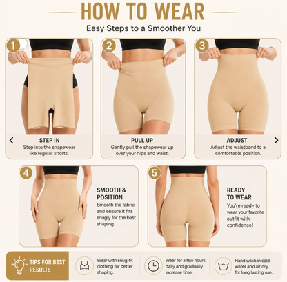Tummy Tucker Shapewear for Women 4-in-1 Body Shaper – High-Waist Tummy Tucker for Ladies & Saree Wear BUY 1 GET 1 FREE
