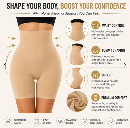 Tummy Tucker Shapewear for Women 4-in-1 Body Shaper – High-Waist Tummy Tucker for Ladies & Saree Wear BUY 1 GET 1 FREE