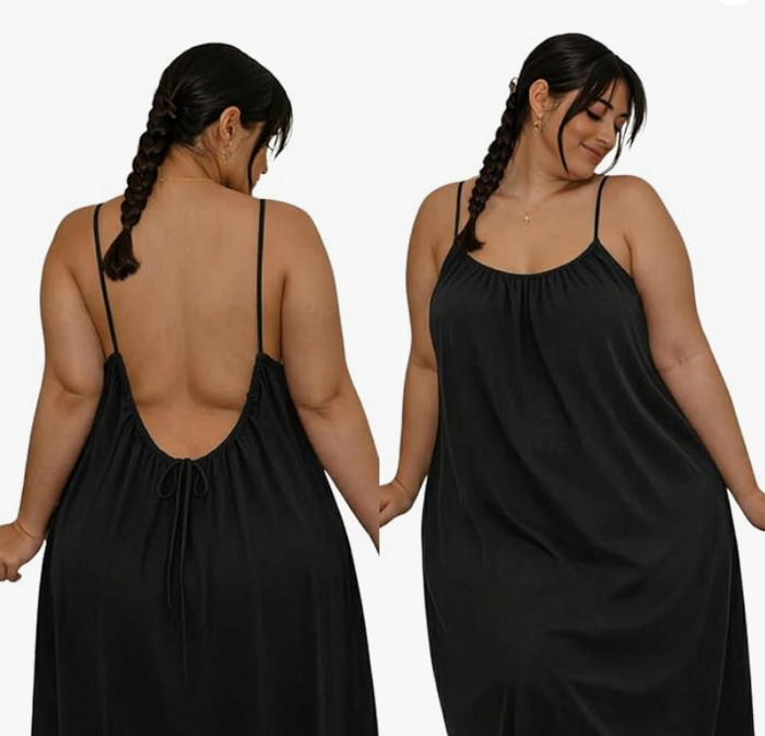 Honeymoon Soft Flow Maxi Dress for Women – Off Shoulder Nighty Gown, Comfortable Lounge & Romantic Nightwear