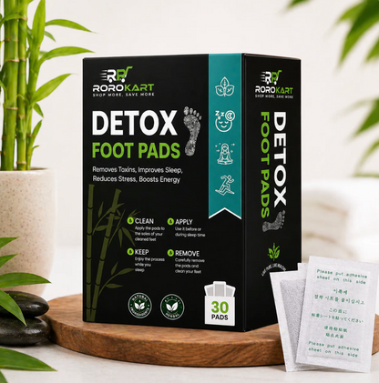 Zennss Premium Detox & Sculpt Foot Patches for fat loss and detoxing body (30-Day Ritual Pack) 
Buy 1, Get 2 FREE – Ultimate Wellness & Body Sculpting Value Pack